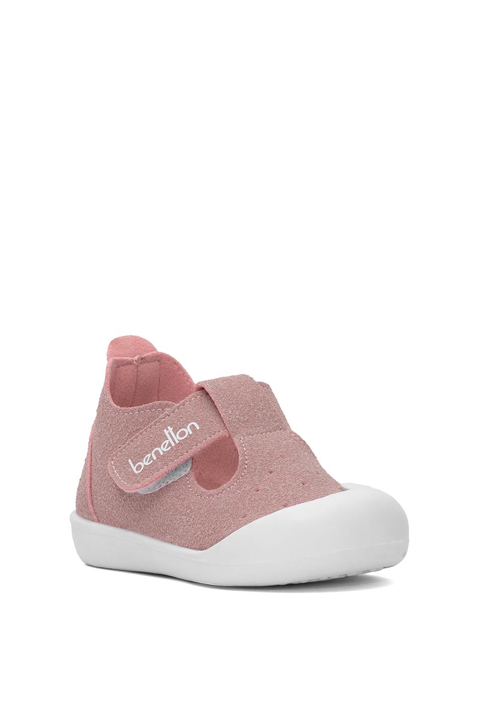 Benetton BN-1249 Bebe Kız Çocuk Yürüyüş Ayakkabısı Pudra