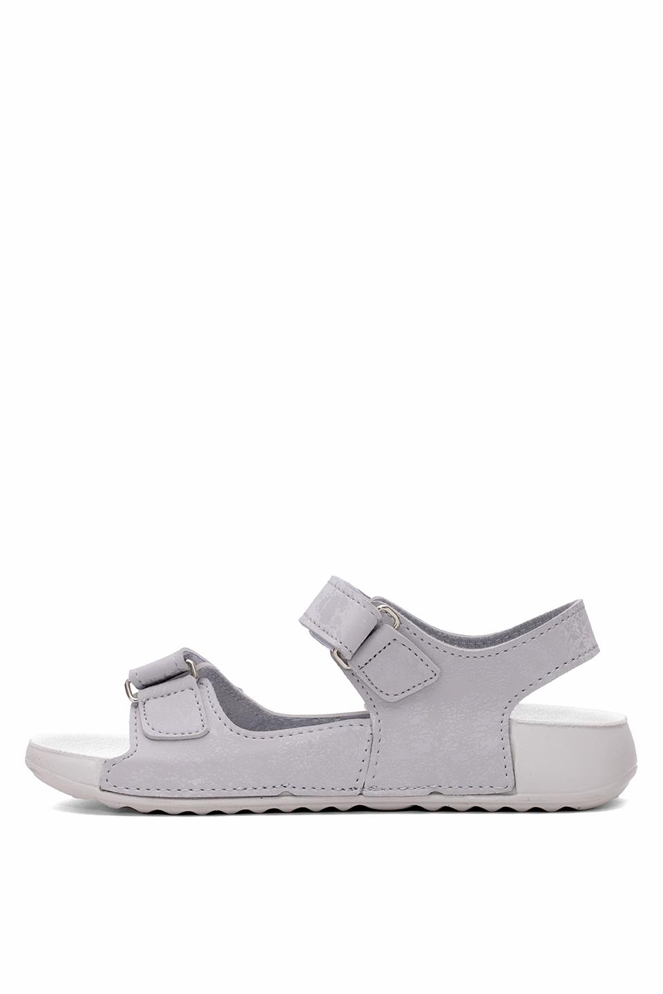 Benetton BN-1421 Patik Erkek Çocuk Düz Sandalet Gri