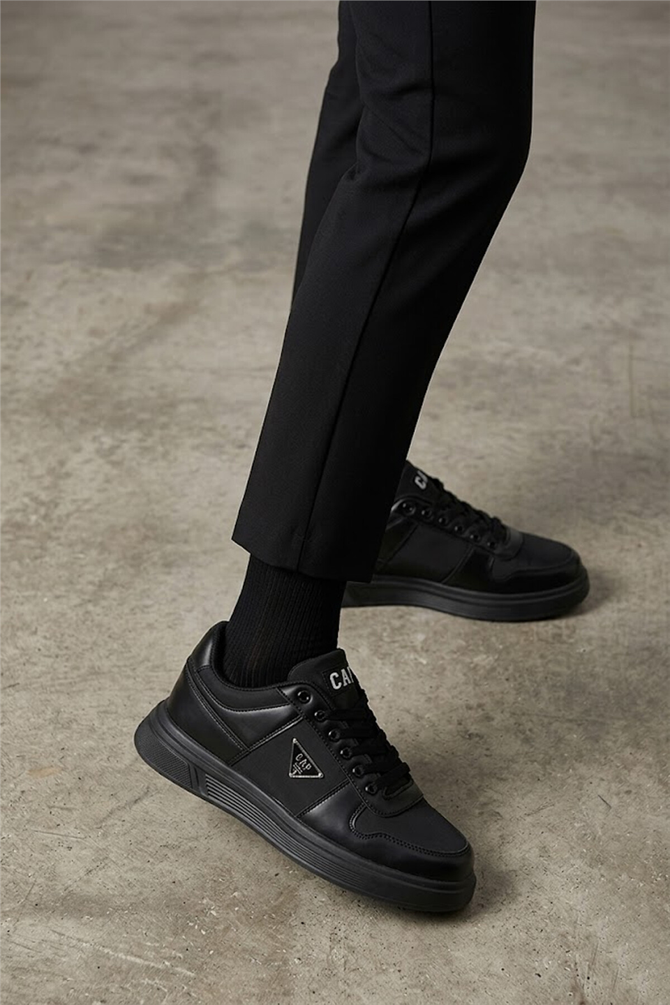 Cap 2112 Erkek Klasik Sneaker Siyah