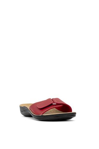 Ceyo 9808-15 Kadın Düz Terlik Kırmızı