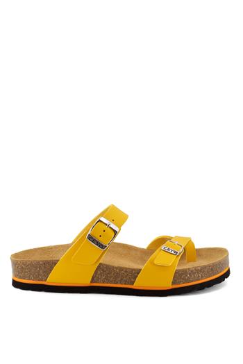 Ceyo 9910-Z34 Kadın Terlik Sarı