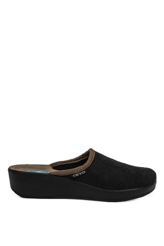 Ceyo 9932 Kadın Ev Terliği Siyah