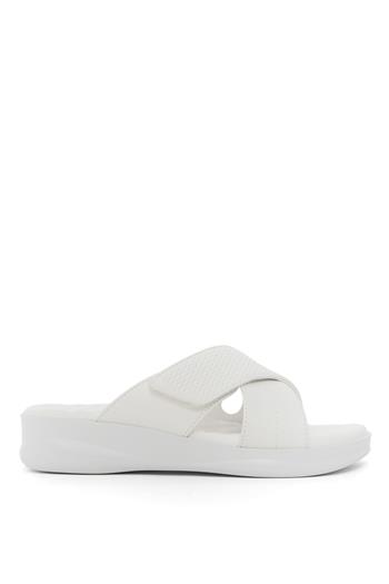 Ceyo 9975-10 Kadın Terlik Beyaz