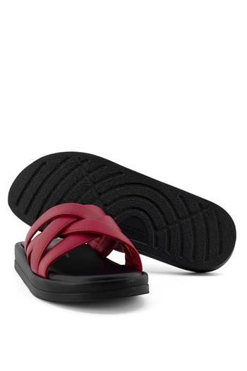 Ceyo 9986 Kadın Terlik Kırmızı