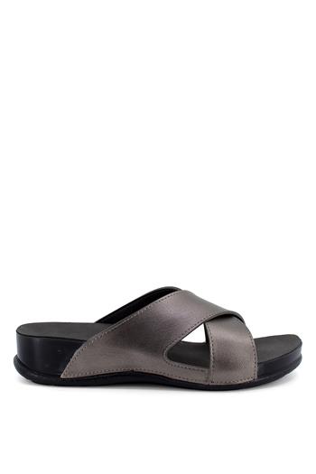 Ceyo Oliva-1 Kadın Terlik Platin