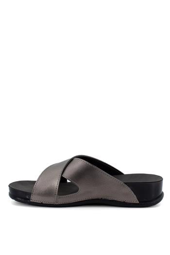 Ceyo Oliva-1 Kadın Terlik Platin