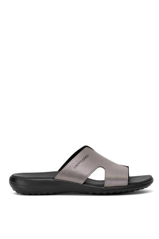 Ceyo Palermo-2 Kadın Düz Terlik Platin