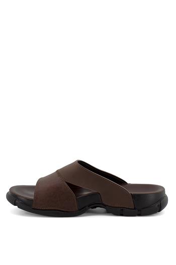 Ceyo Riva-12 Erkek Terlik Kahverengi