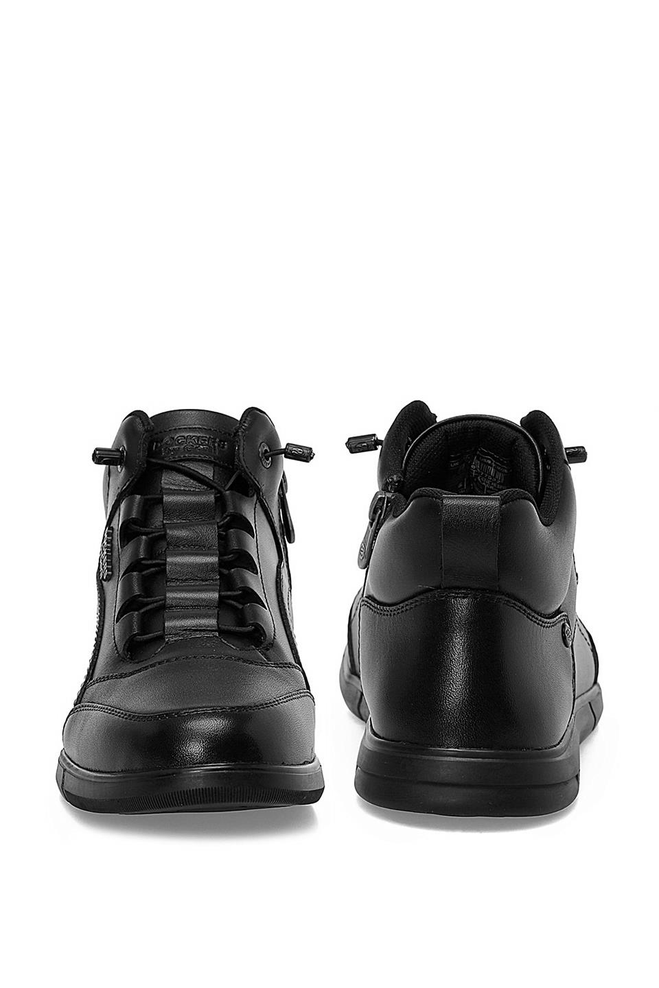 Dockers A102028063 5W Kane Hi 5PR Erkek Hakiki Deri Düz Bot Siyah