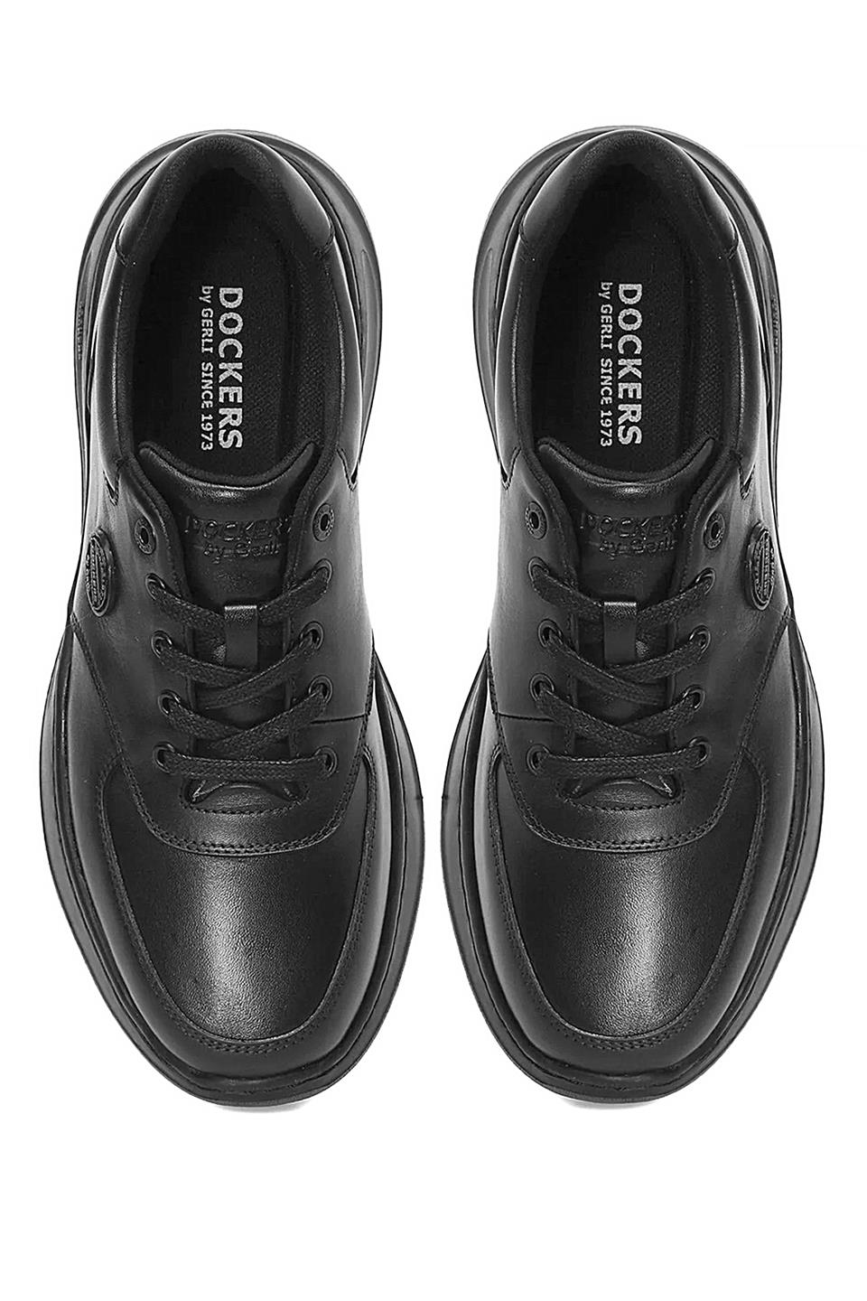 Dockers A102028346 5W Hernandez 5PR Erkek Hakiki Deri Casual Ayakkabı Siyah