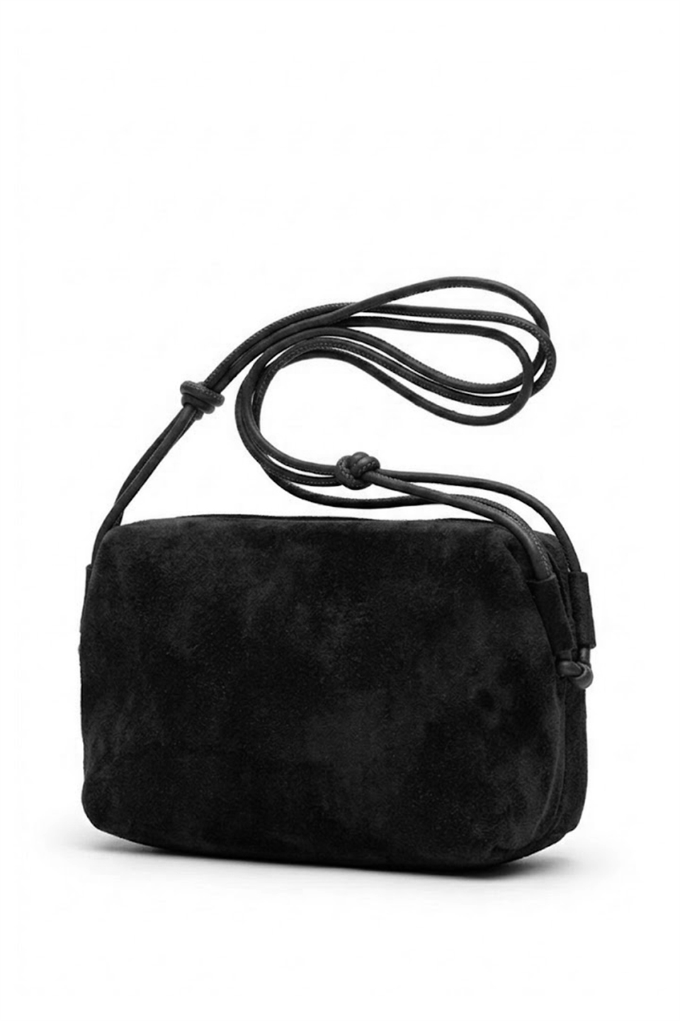 Dsn Y6461 Kadın Hakiki Deri Çapraz Çanta Siyah