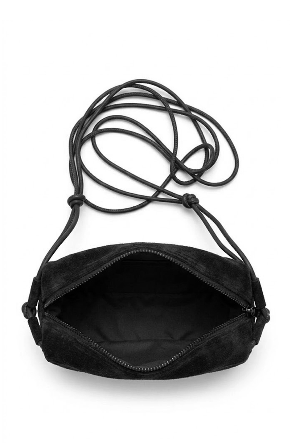 Dsn Y6461 Kadın Hakiki Deri Çapraz Çanta Siyah