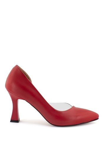 Elit 22KAng753C Kadın Topuklu Ayakkabı Kırmızı
