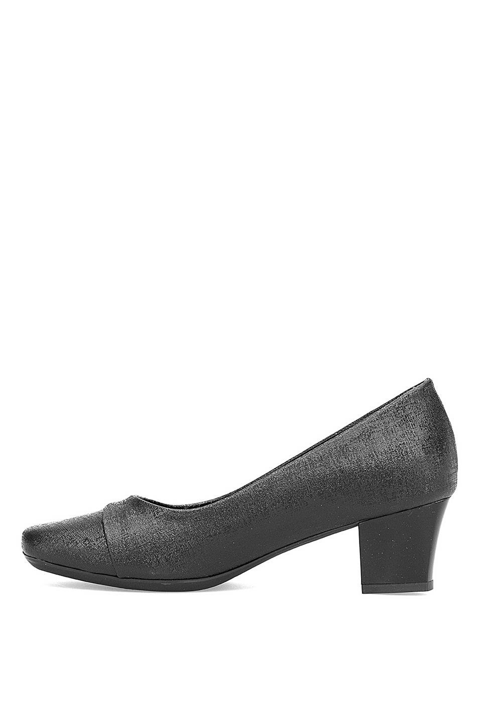 Elit 25KMST709N Kadın Klasik Topuklu ayakkabı Siyah