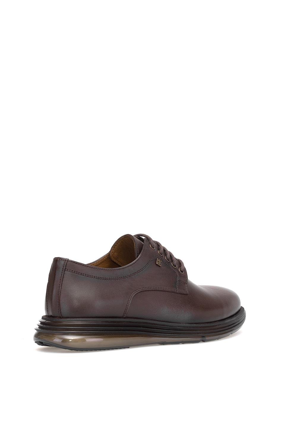 Elit 25KNBL4032 Erkek Hakiki Deri Casual Ayakkabı Kahverengi