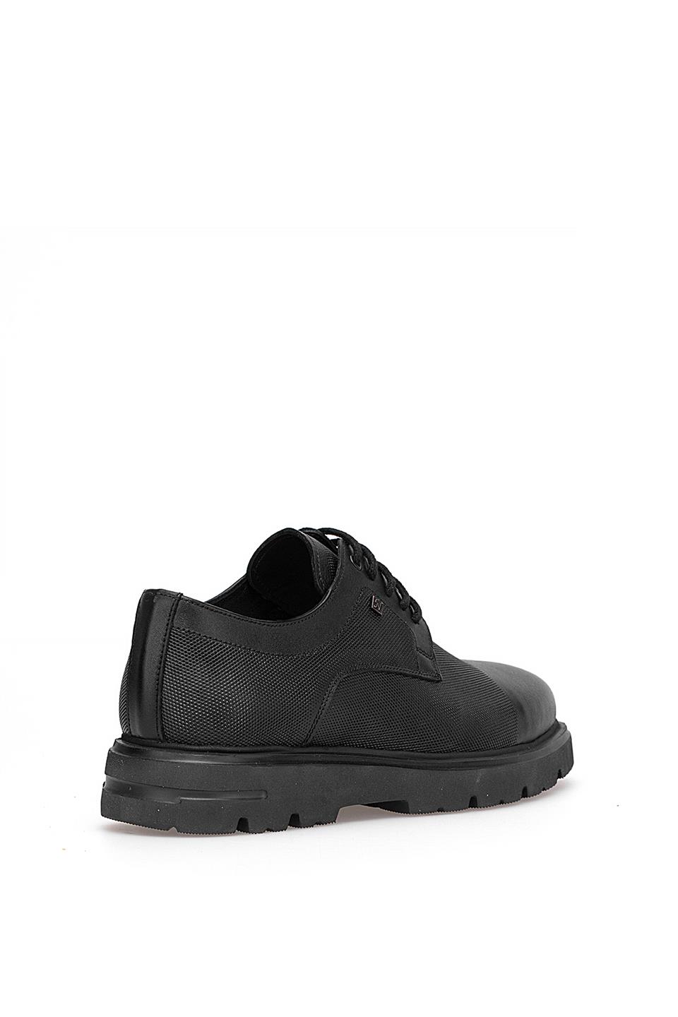 Elit 25KNBL4041 Erkek Hakiki Deri Casual Ayakkabı Siyah