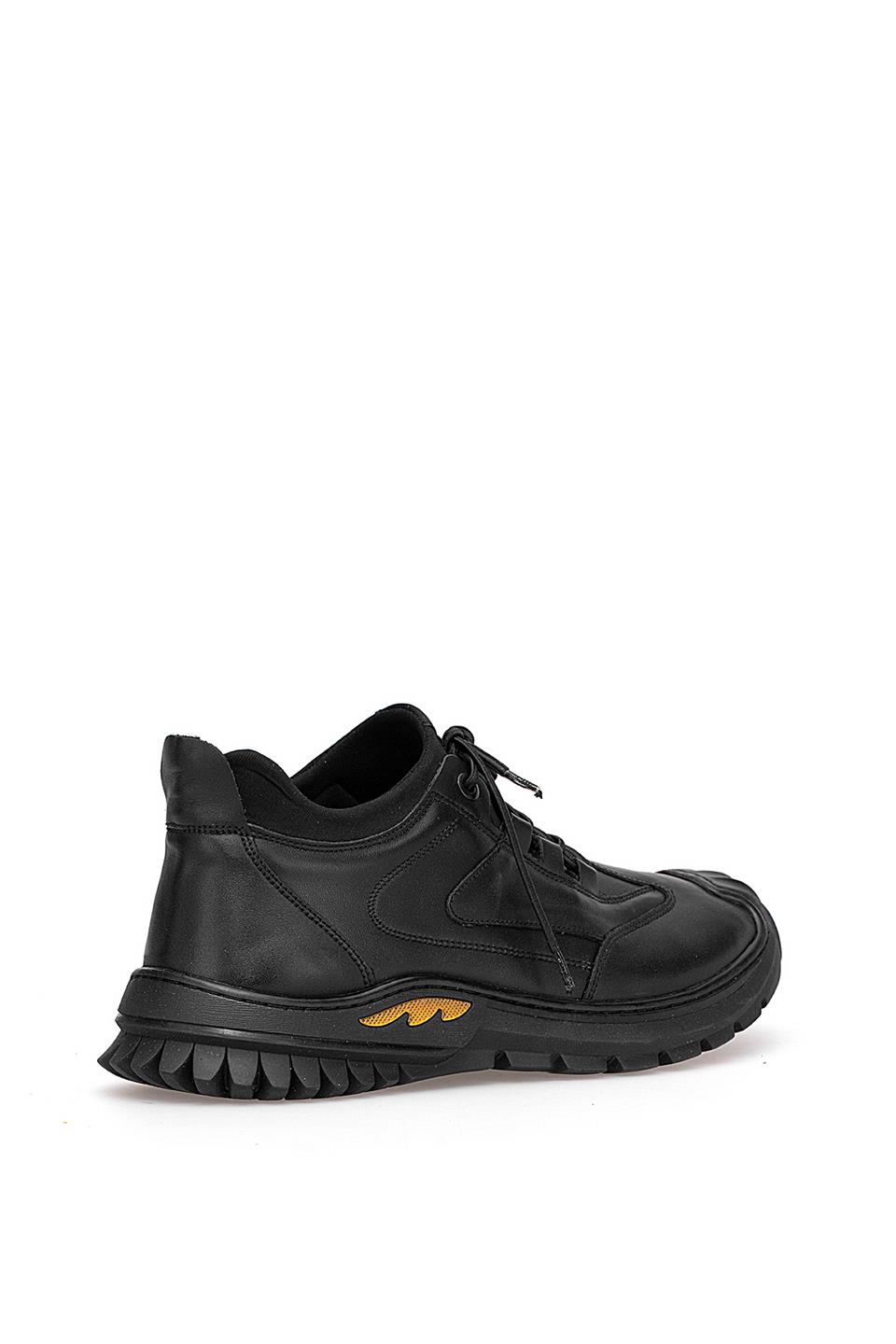 Elit 25KNBL5015 Erkek Hakiki Deri Casual Ayakkabı Siyah