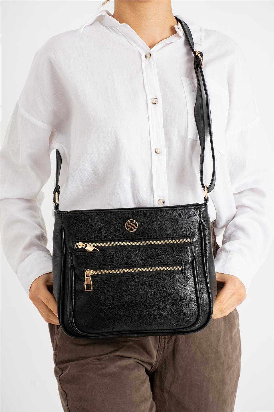 Elit 25KSNM1399 Kadın Omuz Çantası Siyah