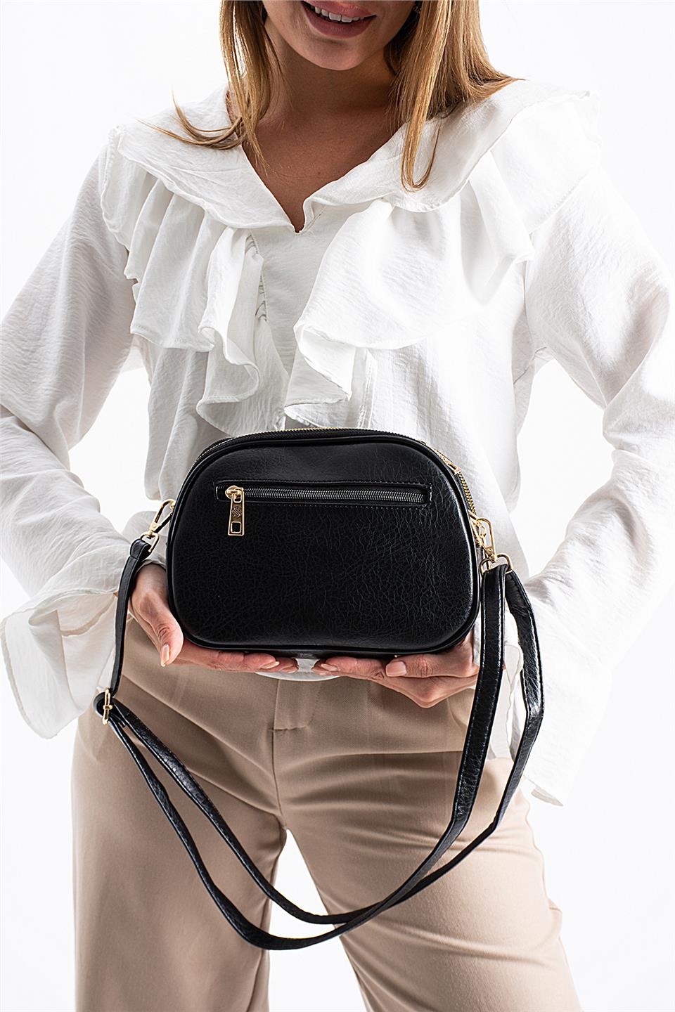 Elit 25KSNM1435C Kadın Omuz Çantası Siyah