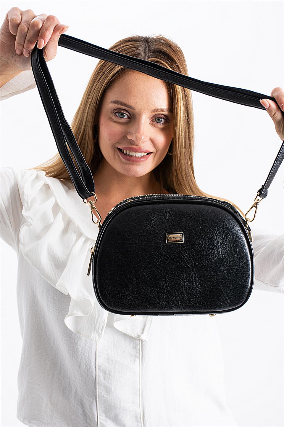 Elit 25KSNM1435C Kadın Omuz Çantası Siyah