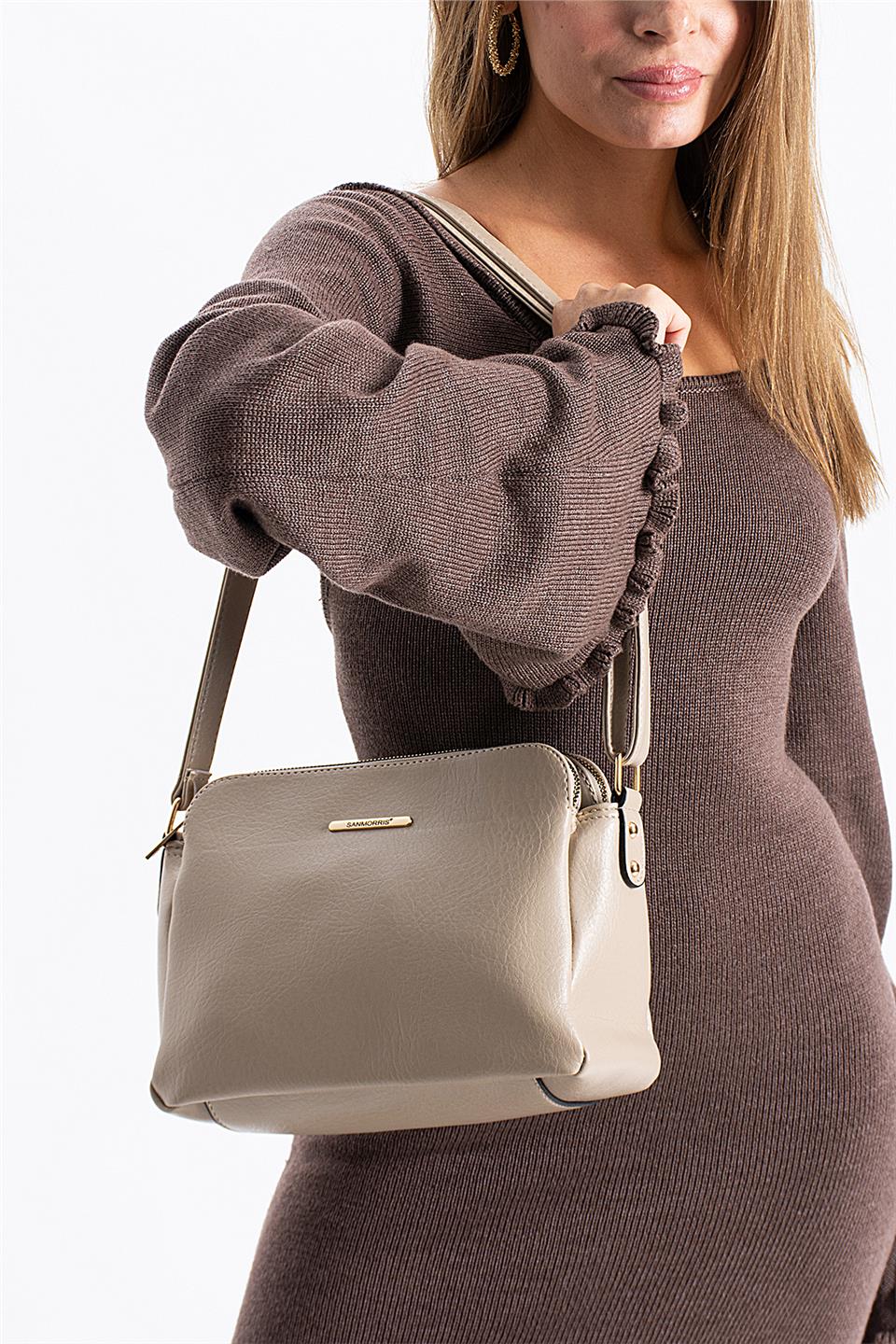 Elit 25KSNM1437C Kadın Omuz Çantası Kum Rengi