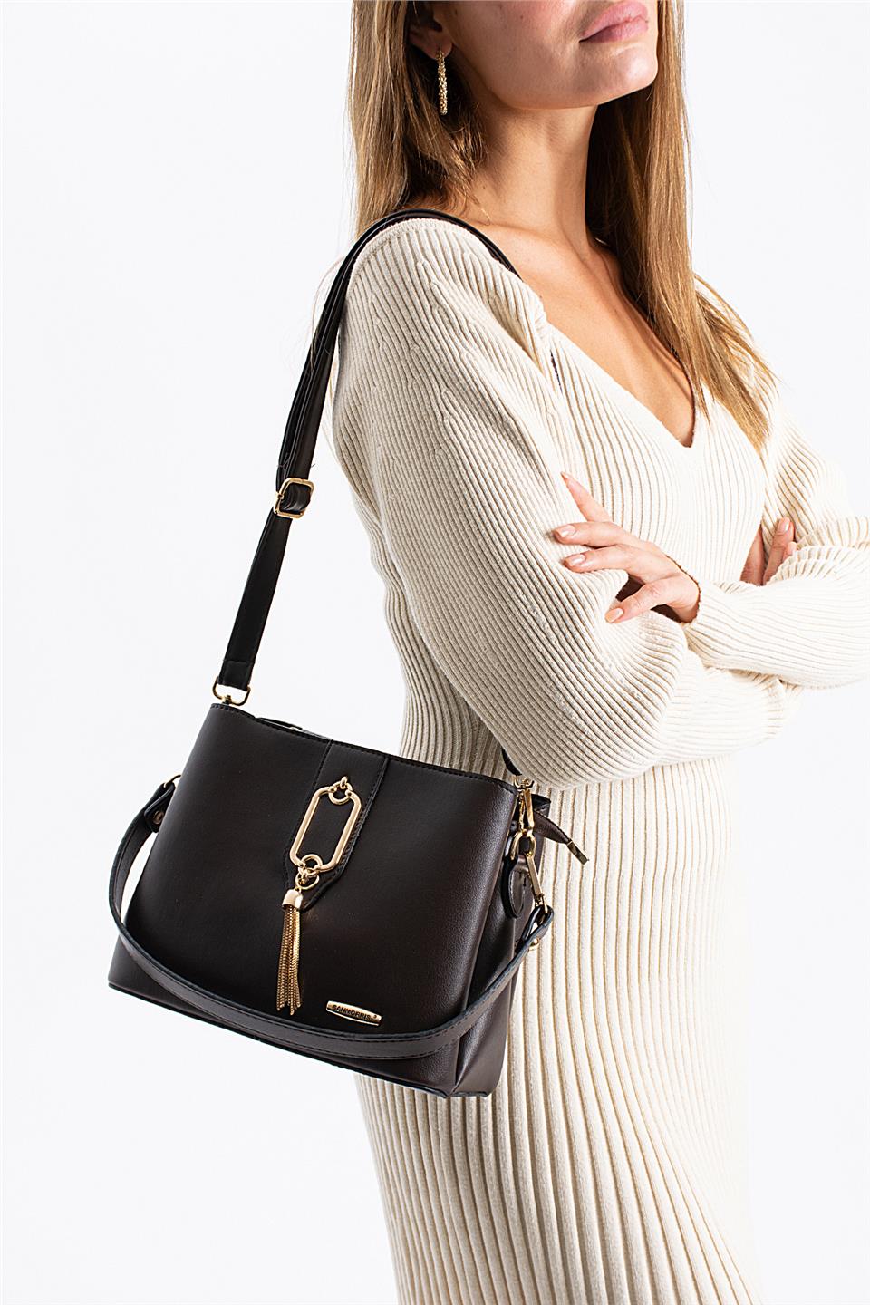 Elit 25KSNM1438C Kadın Omuz Çantası Kahverengi