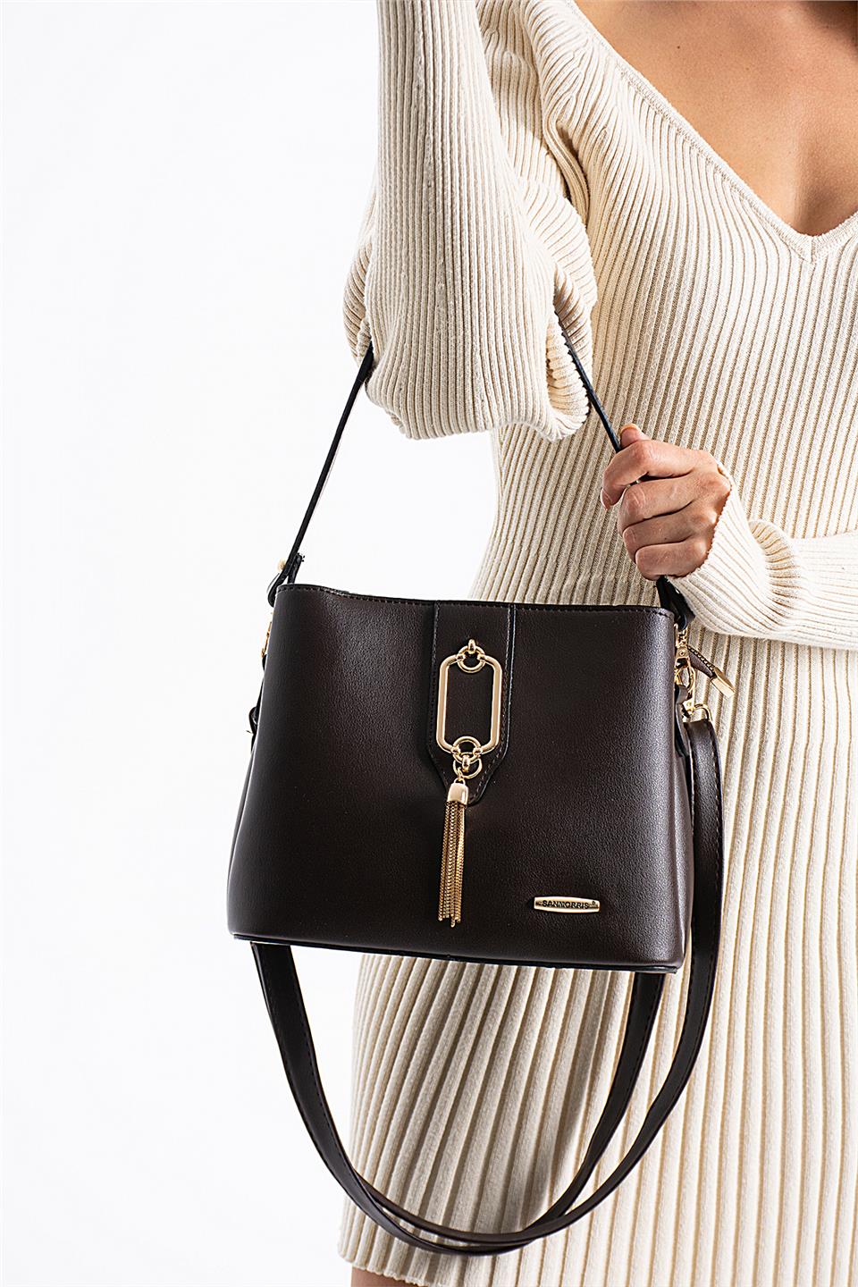 Elit 25KSNM1438C Kadın Omuz Çantası Kahverengi