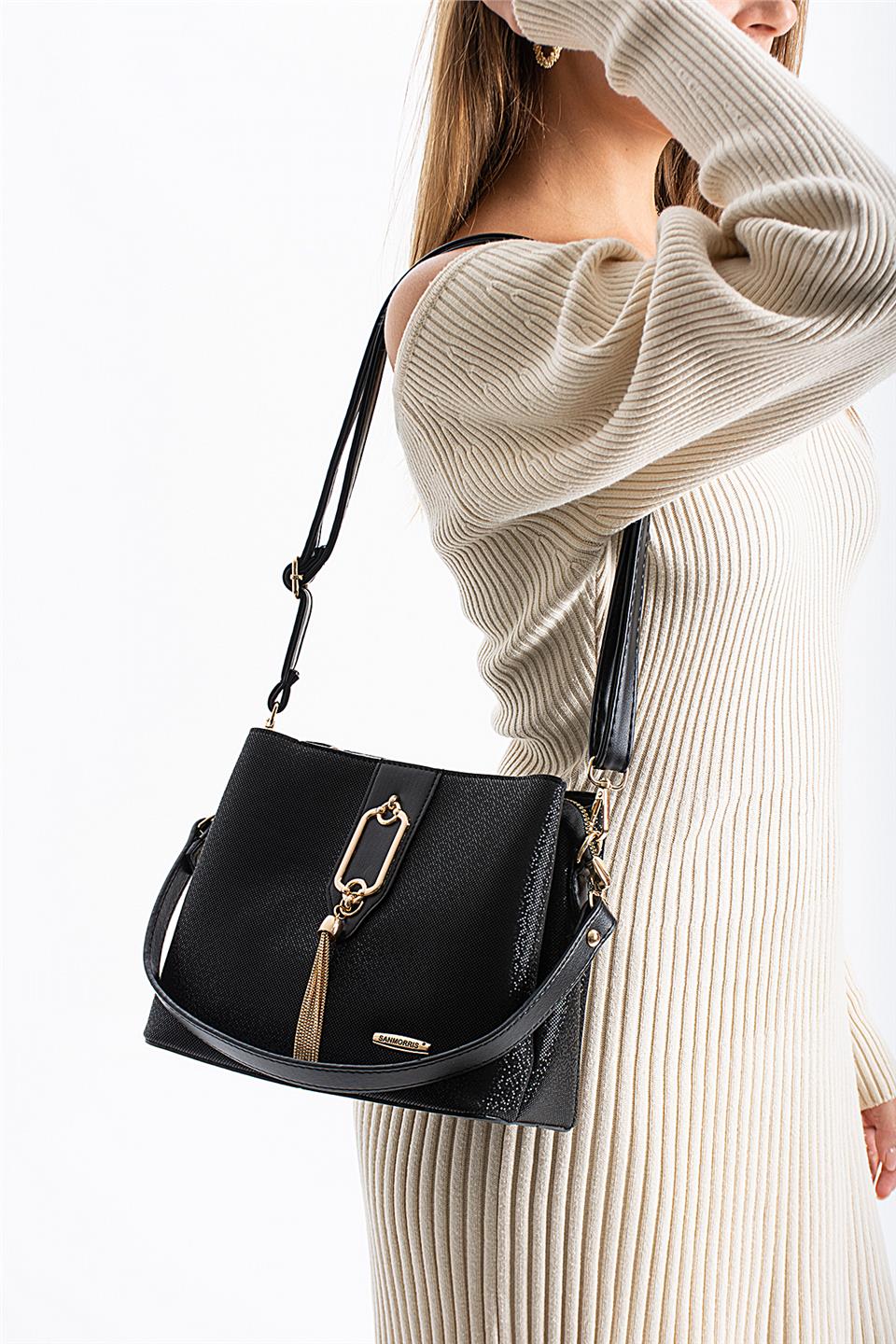 Elit 25KSNM1438C Kadın Omuz Çantası Siyah