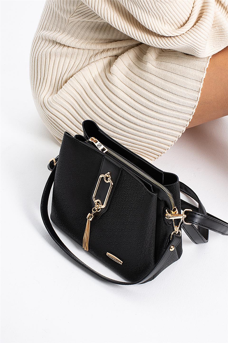 Elit 25KSNM1438C Kadın Omuz Çantası Siyah