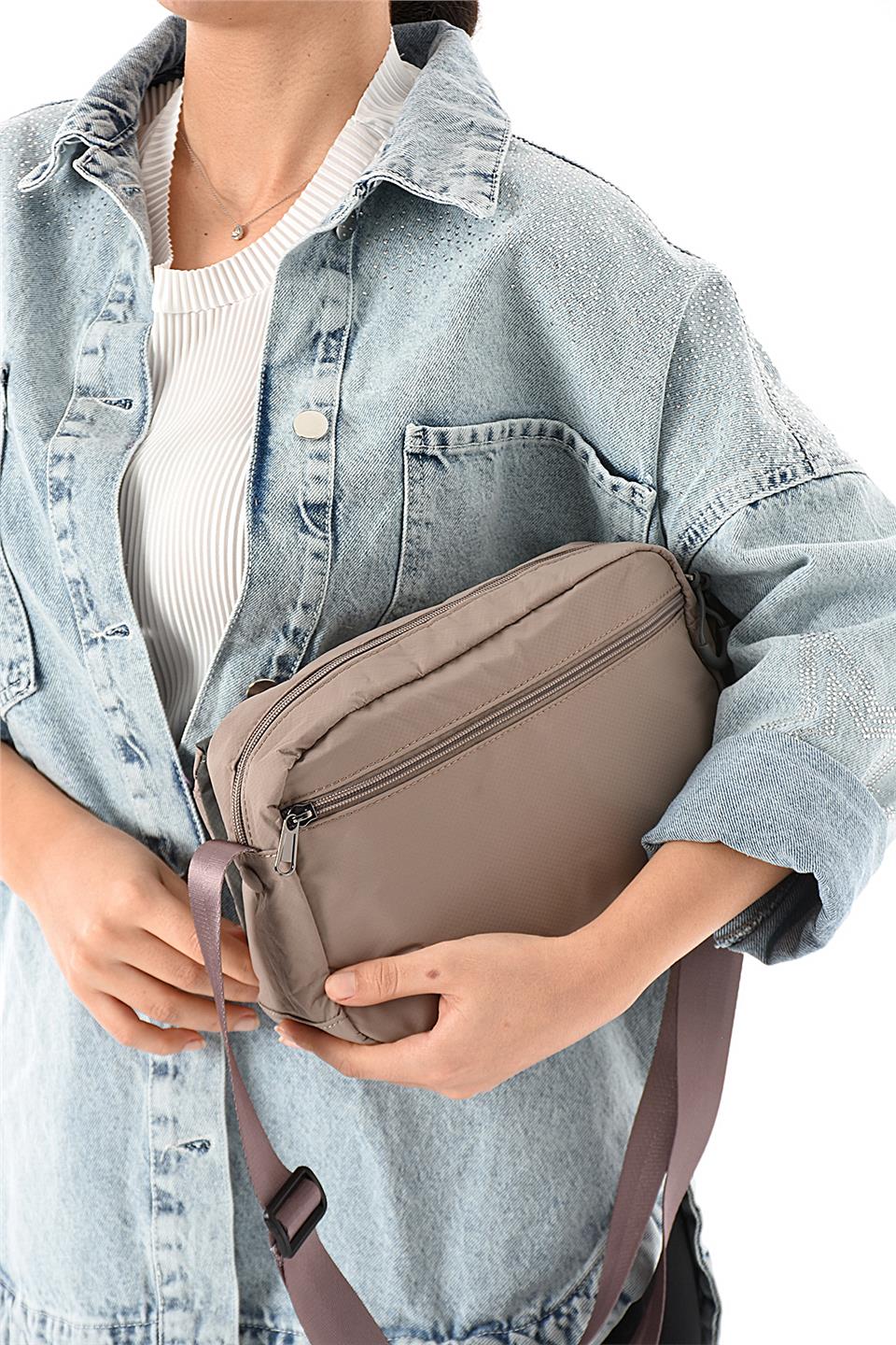 Elit 25KSNM6003T Kadın Omuz Çantası Vizon