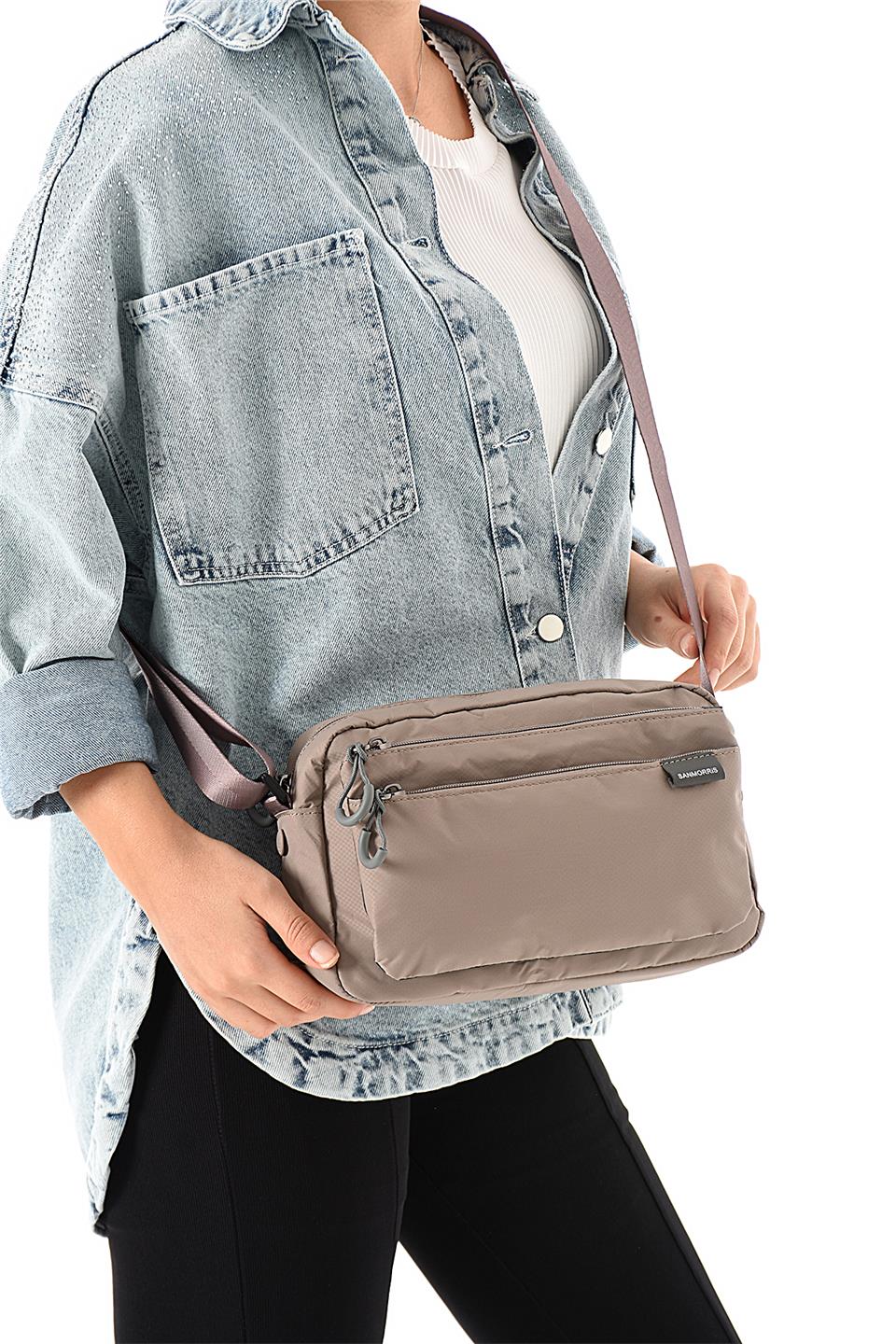 Elit 25KSNM6003T Kadın Omuz Çantası Vizon