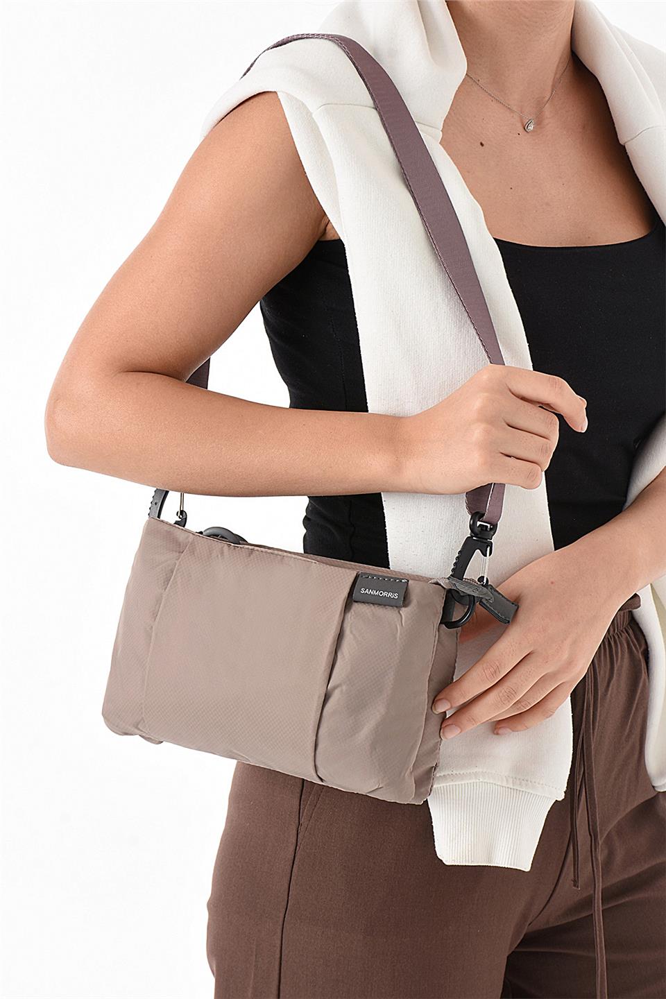 Elit 25KSNM6011T Kadın Omuz Çantası Vizon