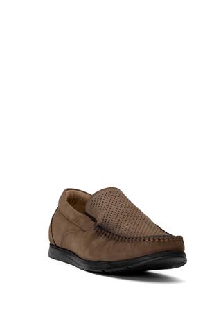 Elit 25YNbl1050N Erkek Hakiki Deri Casual Ayakkabı Taba