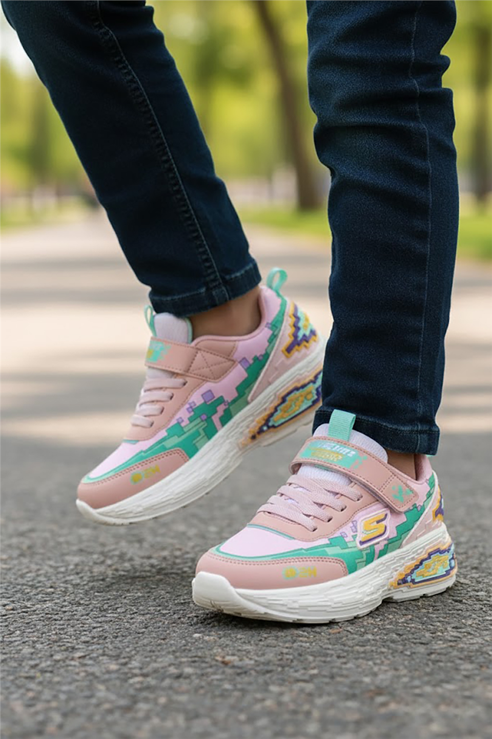 Elit 26YASWS0076 Filet Kız Çocuk Klasik Sneaker Pudra