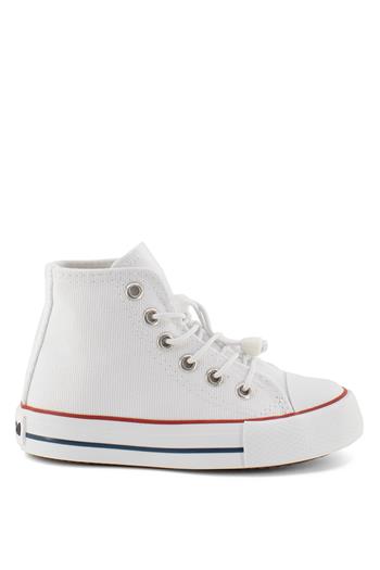 Elit ArsLuis Uzun Patik Erkek Çocuk Spor Ayakkabı Beyaz