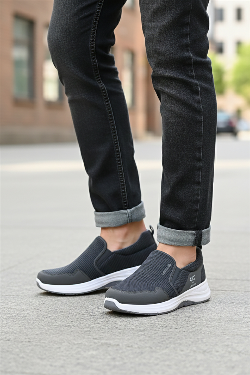 Elit ASALB0019 Erkek Klasik Sneaker Füme