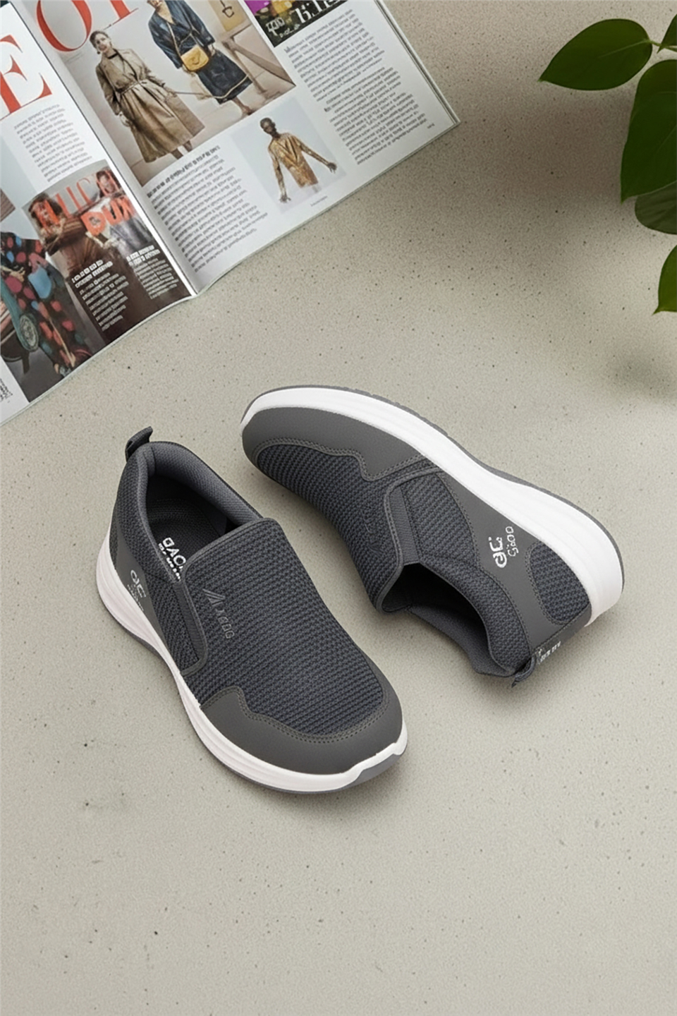 Elit ASALB0019 Erkek Klasik Sneaker Füme