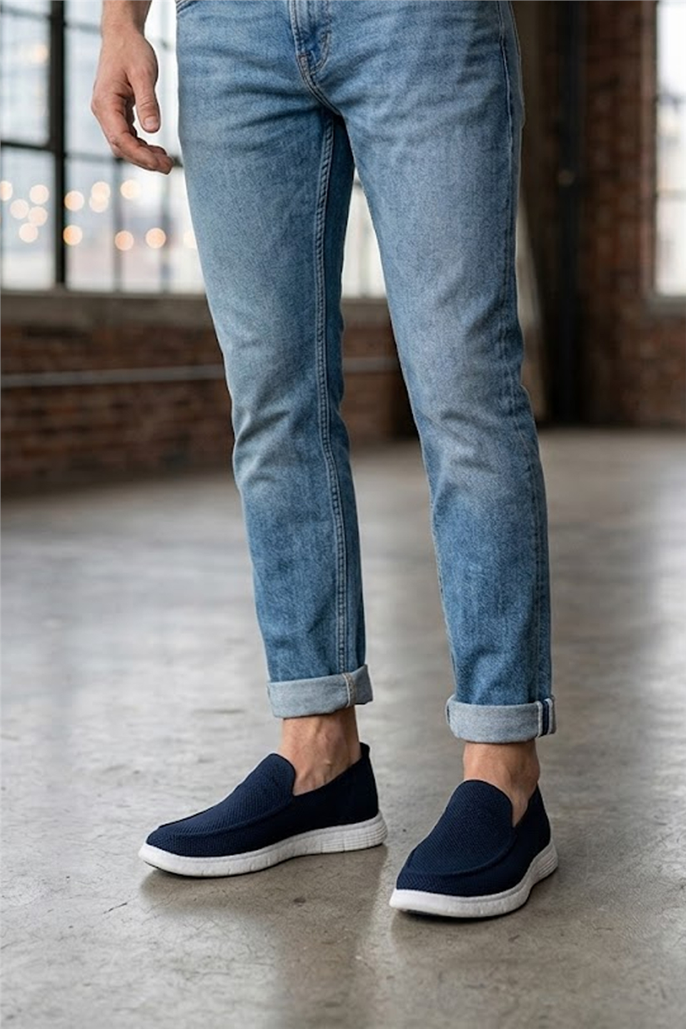 Elit ASBNCK2422 Erkek Casual Ayakkabı Lacivert
