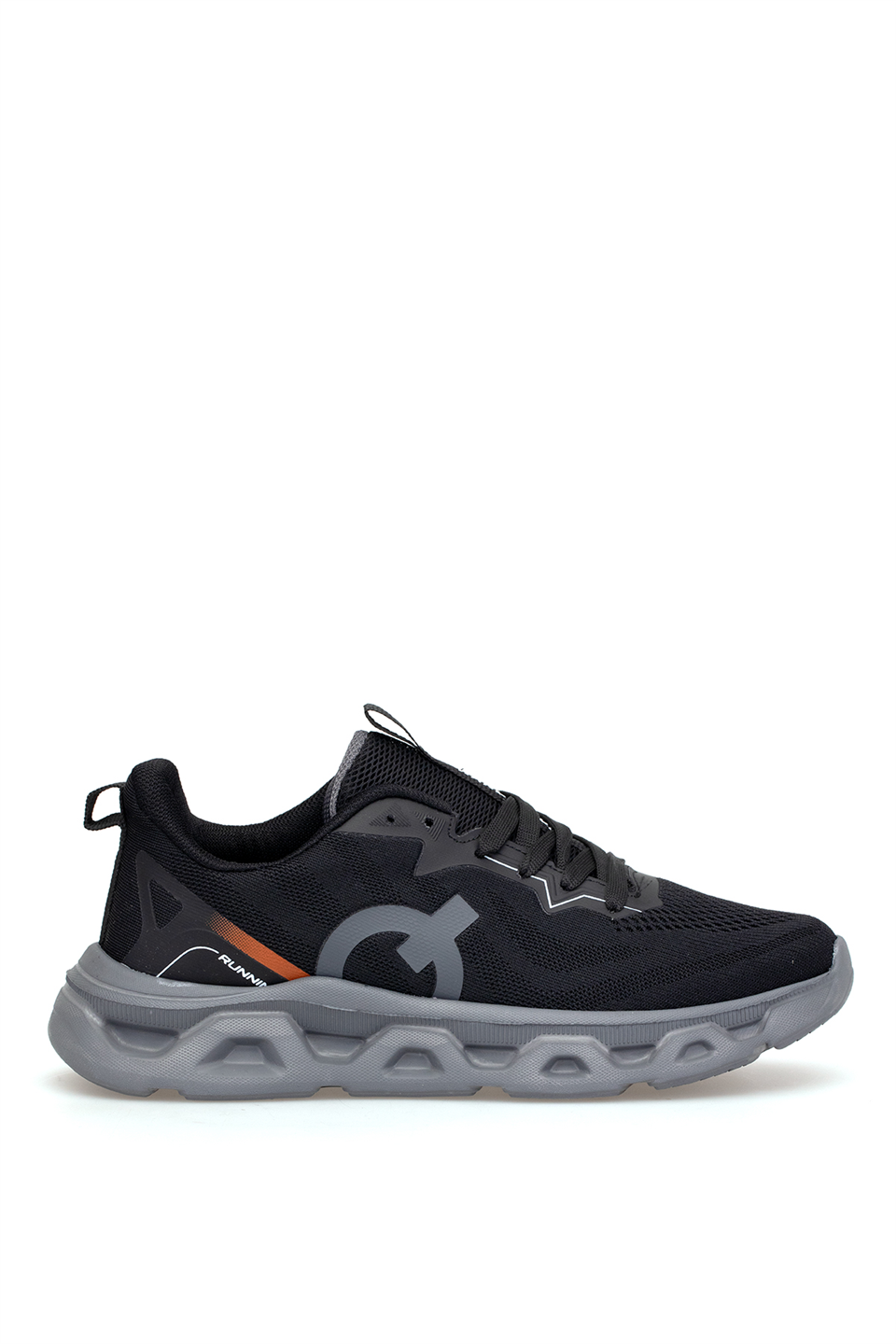 Elit ASENS4342 Erkek Klasik Sneaker Siyah - Füme