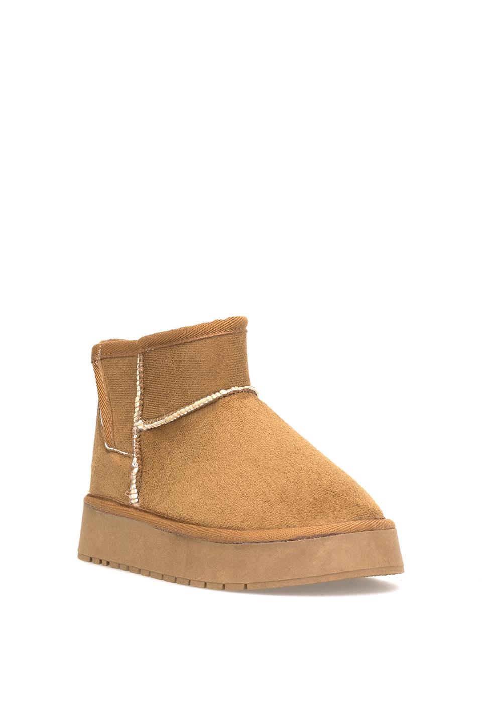 Elit ASNLG2112 Erkek Çocuk Düz Bot Taba