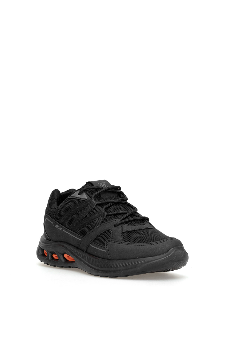 Elit ASPRT4157 Erkek Klasik Sneaker Siyah - Füme