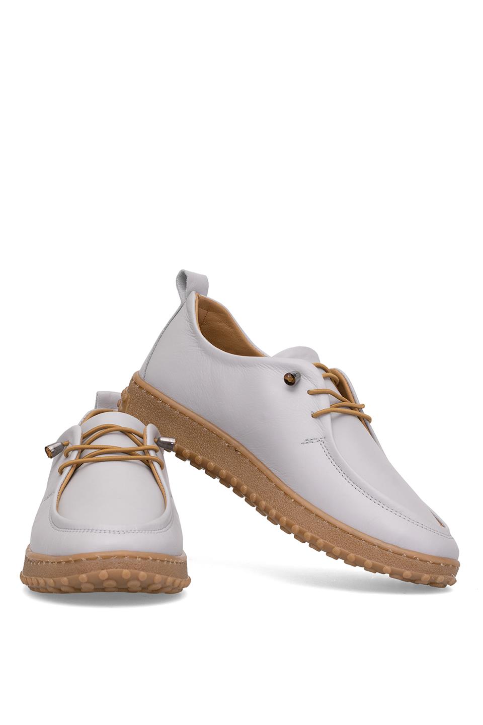 Elit ASSCL100 Kadın Hakiki Deri Casual Ayakkabı Gri