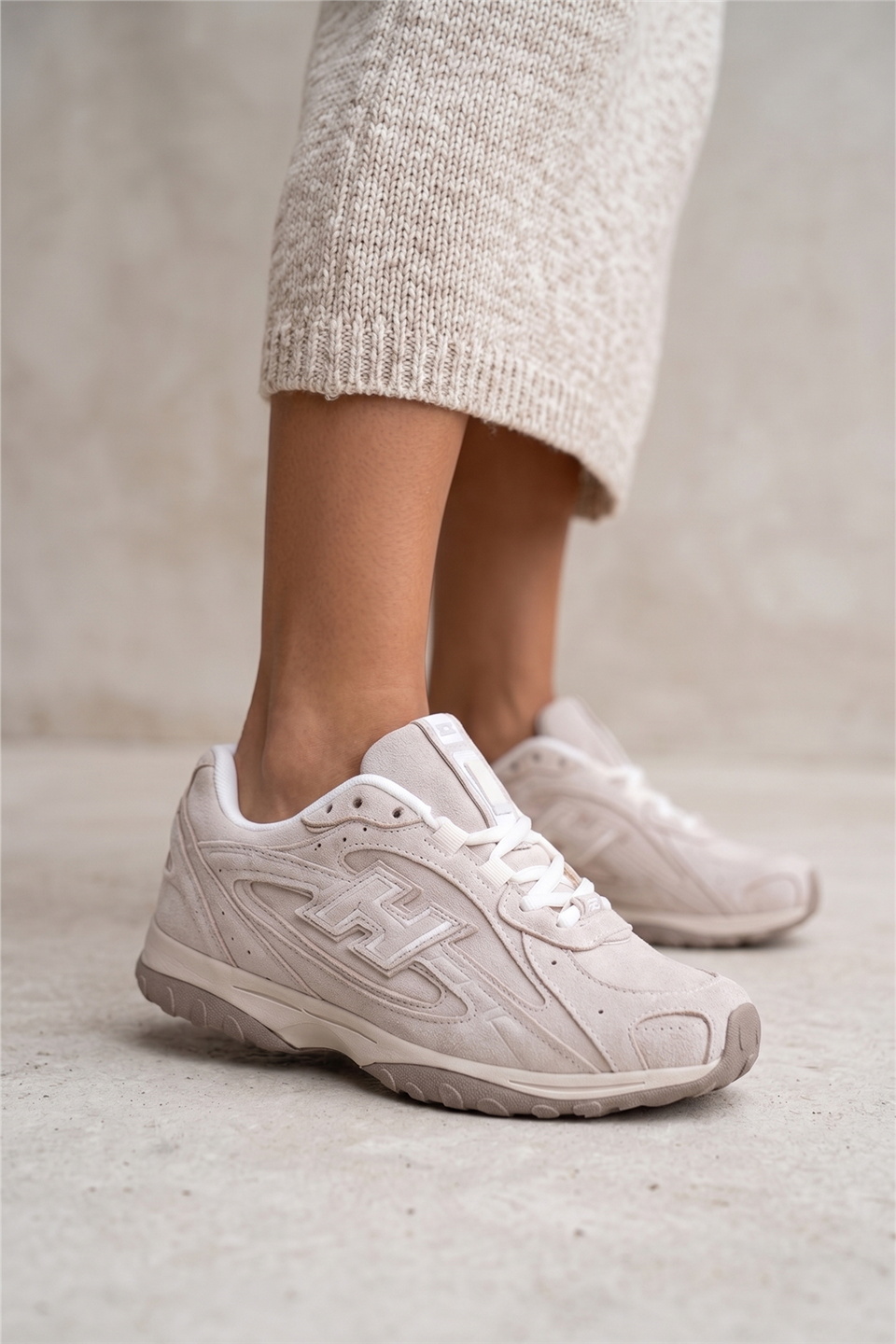 Elit ASSLZ069 Kadın Klasik Sneaker Bej