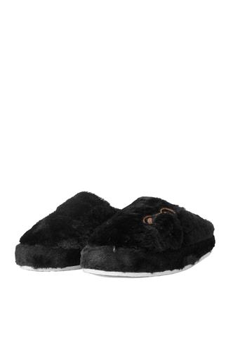 Elit Ayber01T Kadın Ev Terliği Siyah