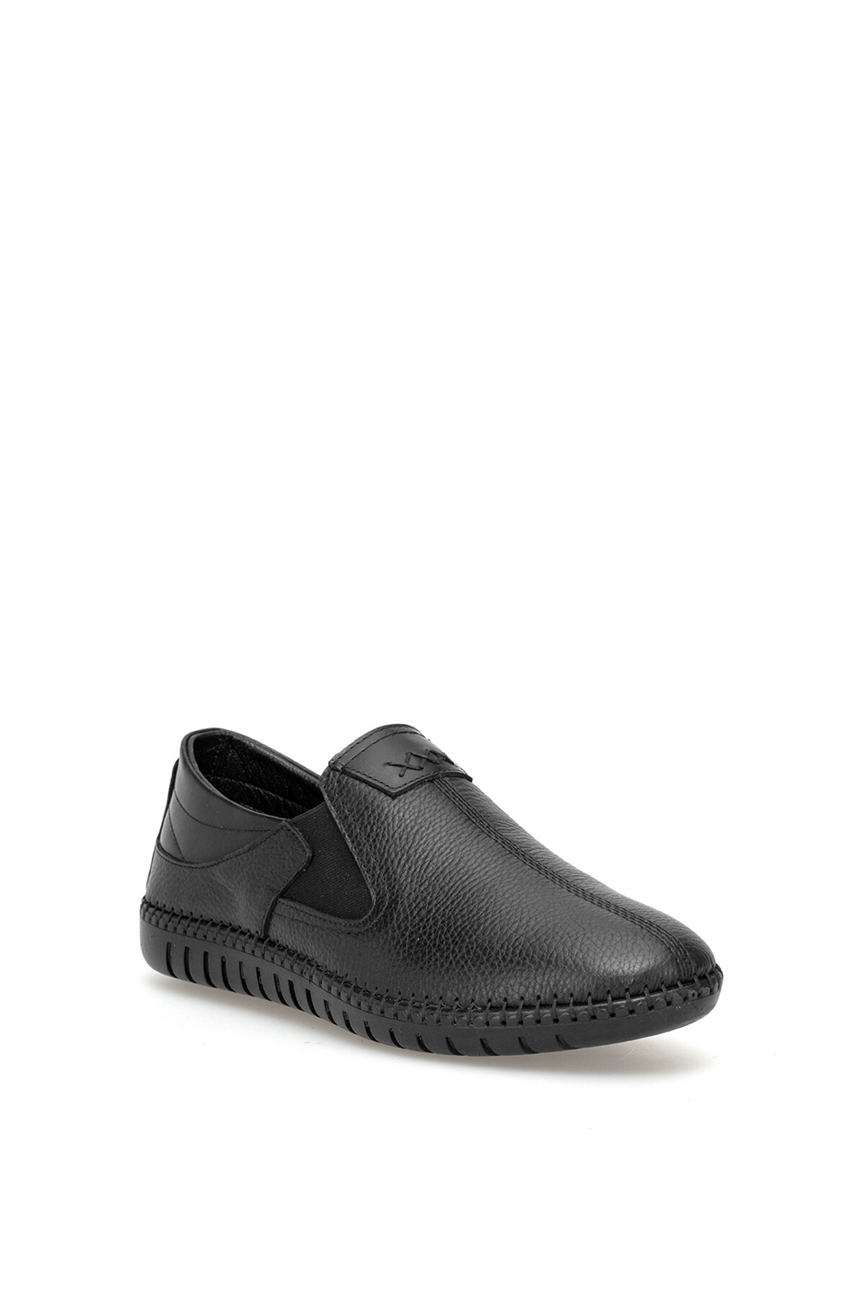 Elit BRK062 Erkek Hakiki Deri Casual Ayakkabı Siyah
