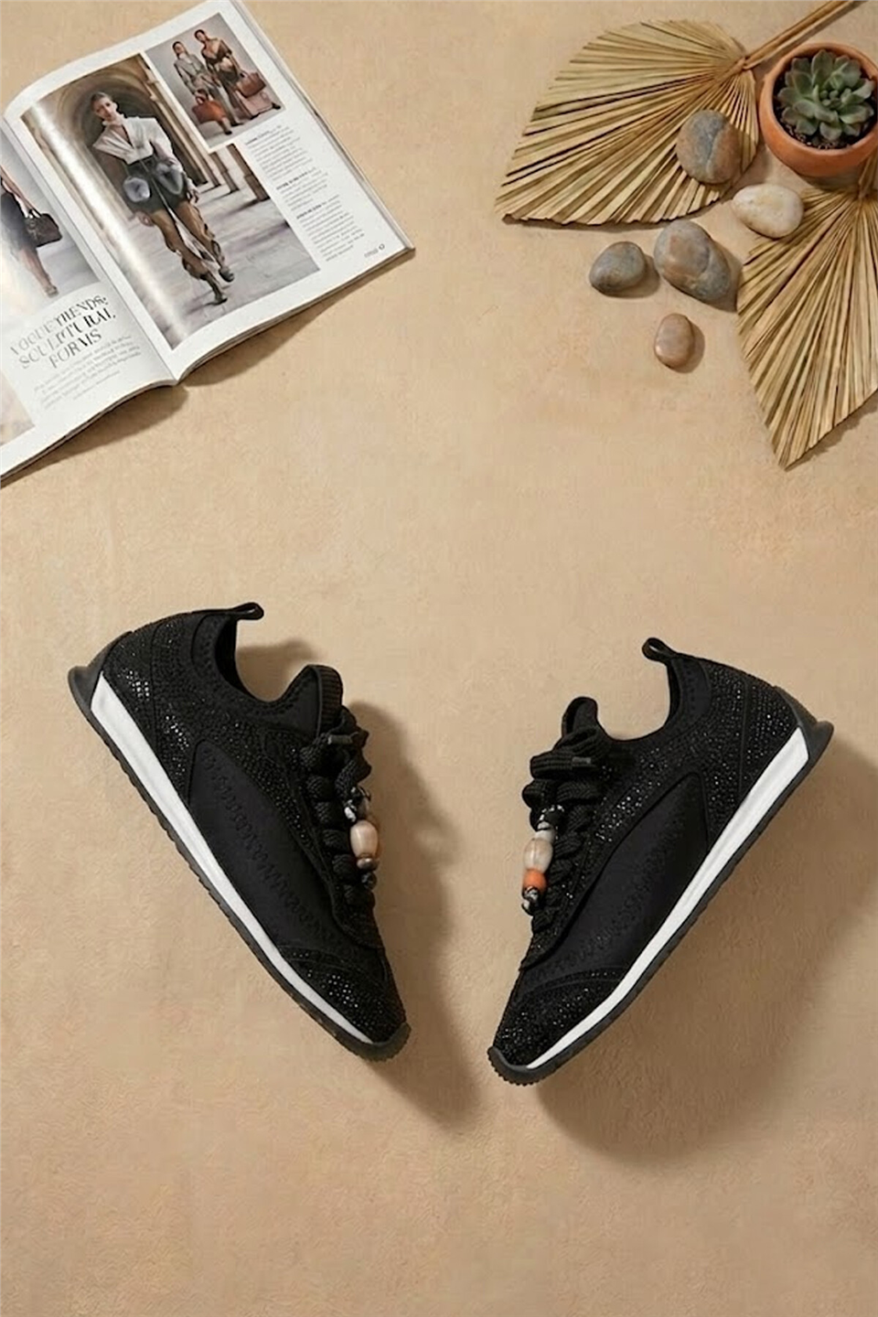 Elit BTFLRPR-S208-1 Kadın Klasik Sneaker Siyah