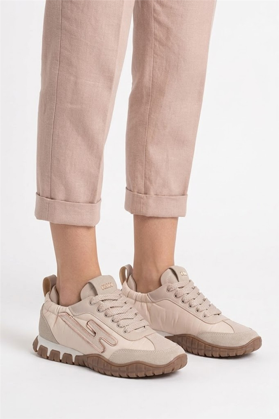 Elit BTFLRPRS-211 Kadın Klasik Sneaker Bej