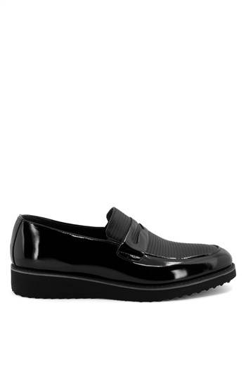 Elit BtnSPV616R Erkek Klasik Ayakkabı Siyah