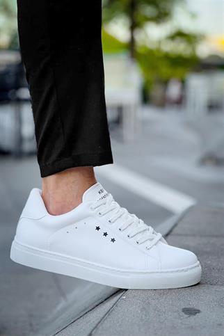 Elit BtnTTK01C Erkek Klasik Sneaker Beyaz