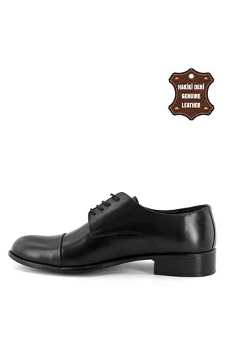 Elit BtnZIO02C Erkek Hakiki Deri Klasik Ayakkabı Siyah